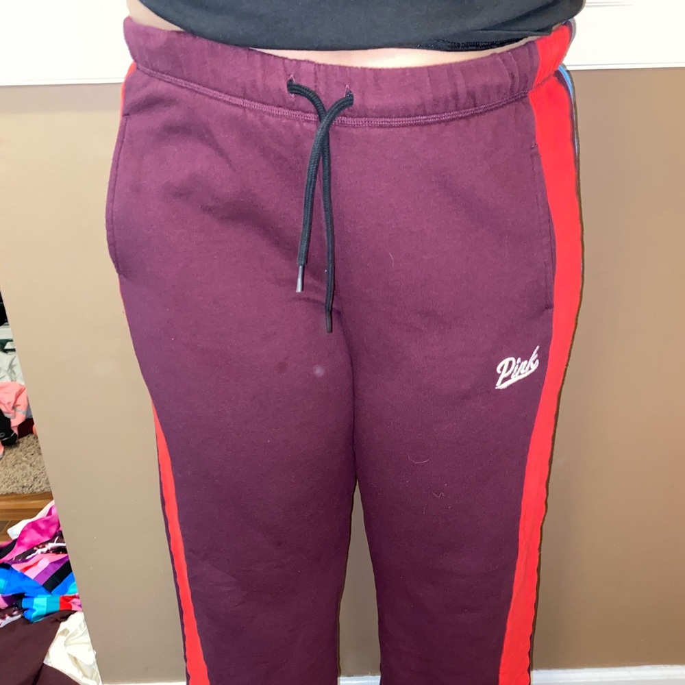 pink/victoria secret joggers